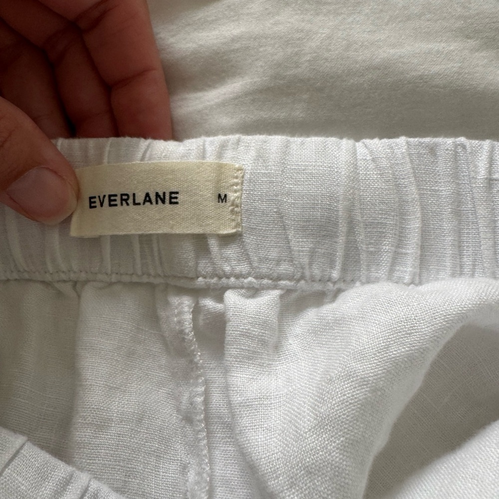 Everlane The Drawstring Boxer Short in Linen - Picture 7 of 7